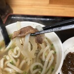 かしわうどん玉蔵 - 甘辛煮かしわ＆麺