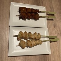 銀座　神籬 - レバー、ぼんじり