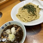 中華そば 喜富 - つけそば1000円　太麺　熱盛