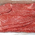 金谷 - 2014.04　頂いた伊賀牛木箱入り