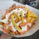 エフェリフ ケバブ - ケバブサンド L 900円 子供の頭くらいあって中まで肉たっぷり