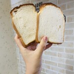 ブーランジェリ･エ･カフェ　オブジェ - ミニサイズのソフト食♡何も付けずとも自然な甘みが感じられるこちらの食パン！大変お世話になってます！(何回目？笑)お砂糖も厳選されたものを使用されてるので安心して食べられます、大好き…♡