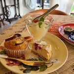 ルワム - 本日の齋菓子プレート(693円)