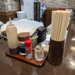 ハンバーグの店 ベア - テーブル上の状態