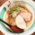 自家製麺 麺屋 利八 - さんまの煮干しそば　醤油(1000円)