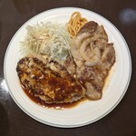 ハンバーグの店 ベア - ハンバーグ＋生姜焼き　