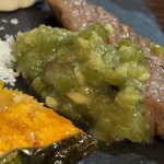 焼きもの家 慶 - ハラミの茎わさび和え^_^