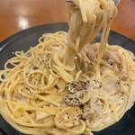 パスタとコーヒーの店 ぼうの屋 - ポルチーニカルボナーラ