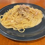 パスタとコーヒーの店 ぼうの屋 - ポルチーニカルボナーラ