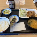 松屋 - 朝得牛皿定食 ¥390- (2024/10/08)