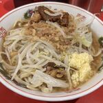 ラーメン二郎 - 再訪問 5回目 小ラーメン 「ニンニクアブラ」(900円)