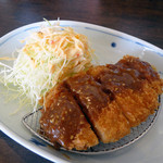 博多ドラゴンラーメン - セットのトンカツです