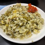 丸真ラーメン - 高菜焼めし