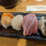 中央市場 ゑんどう - 二皿目魚介各種で拘りを見せる