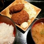 豚○商店 AISHI - ランチのメンチカツ定食