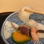 山玄茶 - ヒラメのクリームチーズ巻き
      