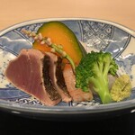 山玄茶 - 戻り鰹、甘エビ、イカ、タコ、ヒラメ