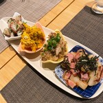 甘藍 - おばんざい5種盛りの残り4つです