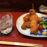 創作割烹　おおた - 新メニュー　串カツ＆カニクリームコロッケ