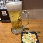 饗酒堂 温on - 生ビールとお通し