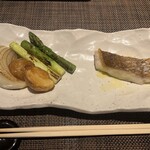 Teppan×Wine 堀 - 焼き野菜、鮮魚の鉄板焼