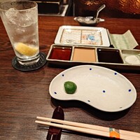 北新地　串かつ凡 - とりあえずチュウハイレモン