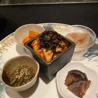 西麻布 焼肉 X - 前菜５種