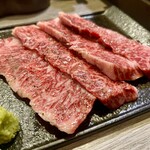 焼肉 AJITO 総本店 - 和牛ハラミ（塩）