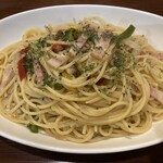 パスタの店 山猫軒 - ナポリタン白です☆　2024-0915訪問