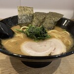 麺屋 蘭 - ラーメン（太麺）