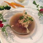 アルジェント - フォアグラをボルチーニ茸のスープで
