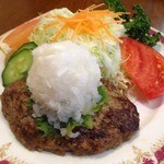 食事 ハイジ - 「おろしハンバーグ」を注文しました！ 本店同様、安心・安定な味で満足できました＾＾