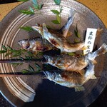 鮎や - 子持ち鮎塩焼き