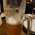 和食処　田舎家 - 生ビール（大）