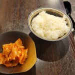 超多加水純手打ち麺 仁しむら - キムチ～