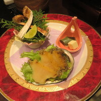 しゃぶしゃぶ・日本料理 木曽路 銀座五丁目店 - アワビと松茸の陶板焼きハーフ