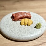 The INNOCENT CARVERY - 和牛と雲丹のお刺身