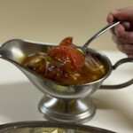 かれーの店 うどん  - 焼きトマト