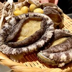 銀座 青天 - 大きな鮑