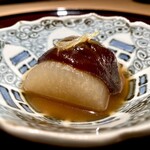 銀座 青天 - 柔らかい大根と自家製味噌で、ほっこり