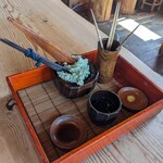 平打蕎麦 やつこま - そばがき