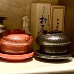 銀座 青天 - 土鍋が可愛い