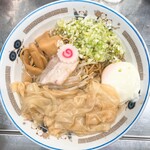 中華そば みたか - ワンタンメン油そば半熟卵付き