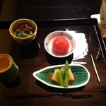 建仁寺 祇園 丸山 - トマト、貝柱