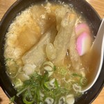うどん平 - 卵とじごぼううどん600円