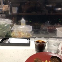 リオ・ブルーイング・コー ビストロアンドガーデン 東京ミッドタウン - 4名座れるカウンターからの眺め　うーむビニールってどうなのでしょう…