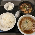 三熙 - もつ麻婆豆腐定食