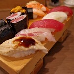 鮨処 魚周 - 煮穴子旨い