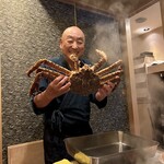 活カニの花咲 - 