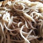 蕎遊庵 - 石臼手挽きそば　アップで